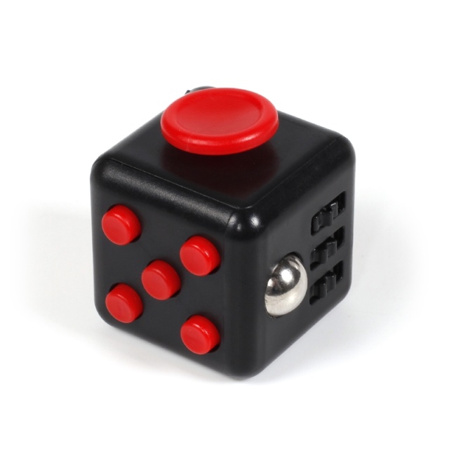 Fidget Cube, Black/Red