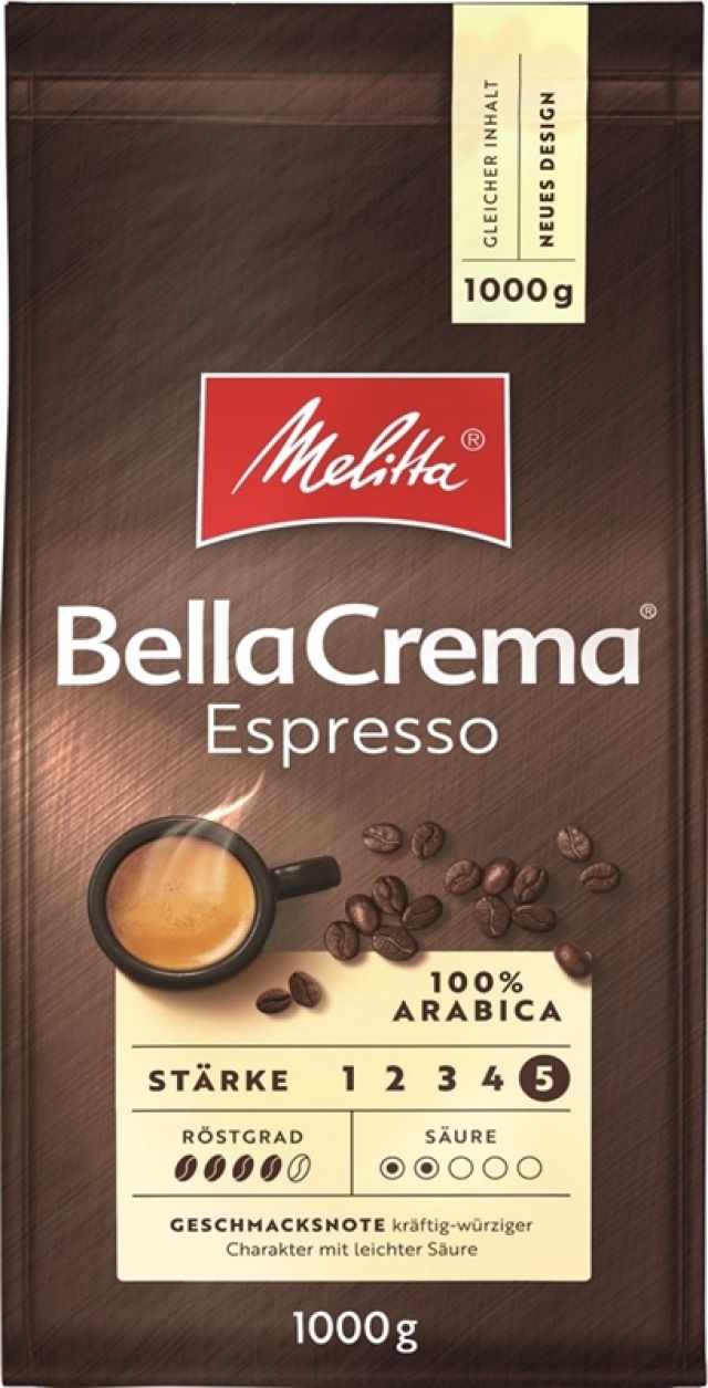 Melitta, Bella Crema Espresso whole coffee beans