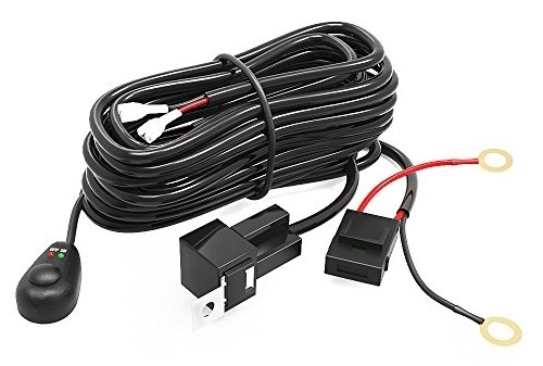 Relay cable set 40A with switch, for LED ramps and additional lights
