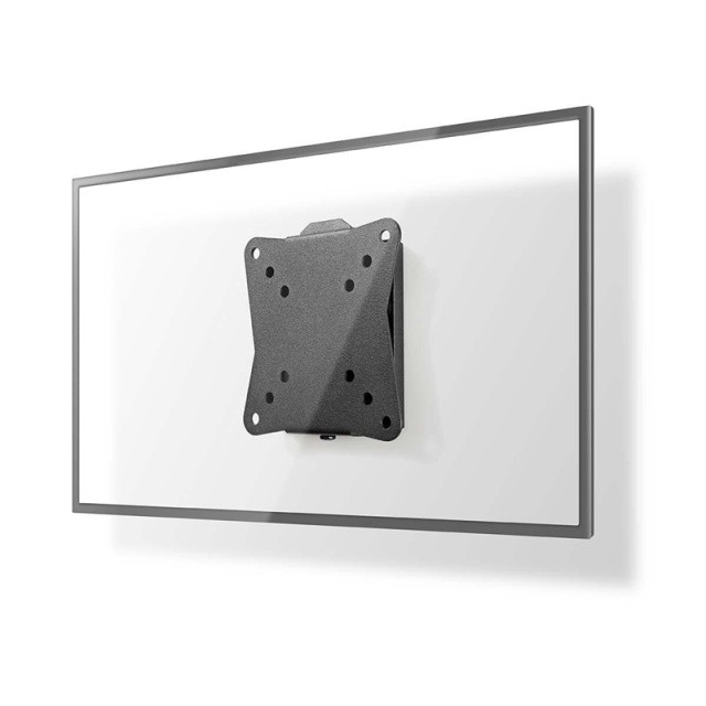 Nedis Fixed TV Wall Mount | 13 - 27 " | Maximum supported screen weight: 30 kg | Minimum wall distance: 20 mm | Steel | Black