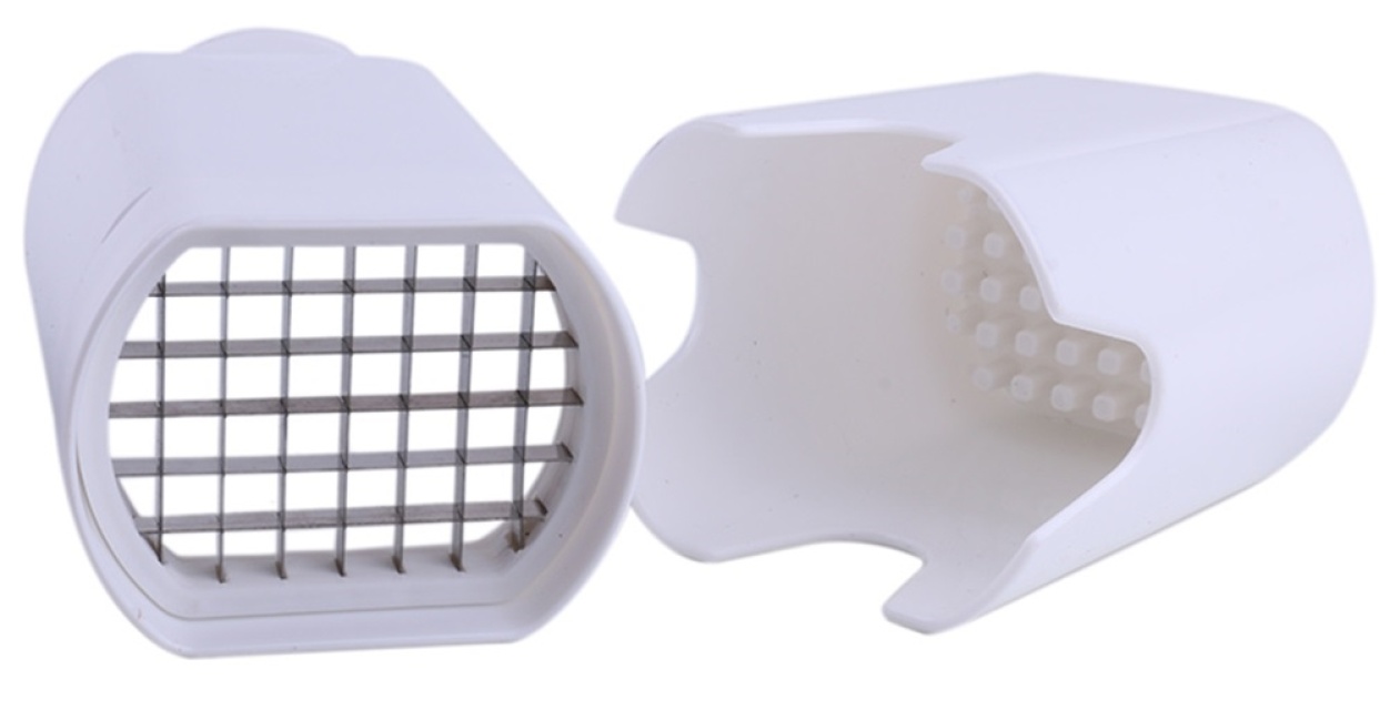 French Fry Cutter, White