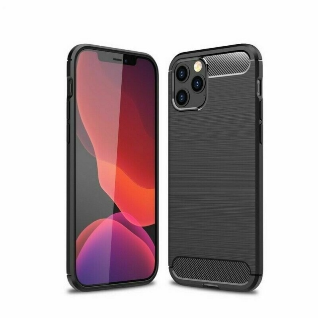 Stylish phone case for iPhone 12 mini, Black