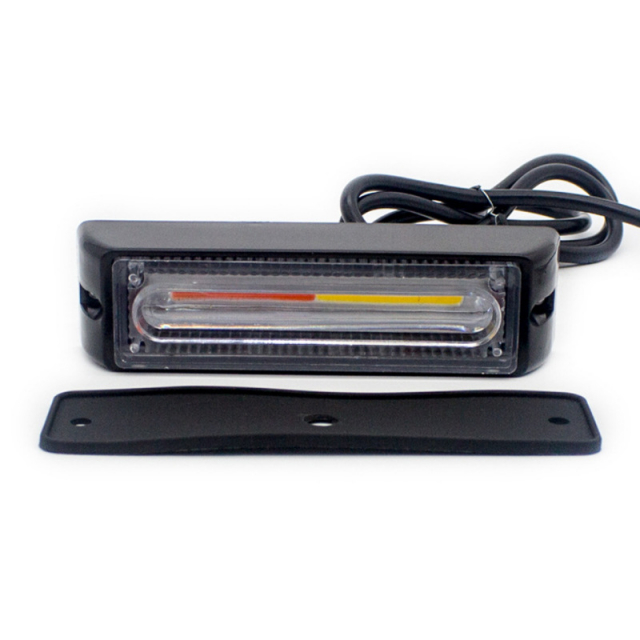 LED warning light COB for vehicles 12-24V, Orange