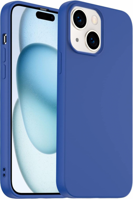 Silicone Case for iPhone 15, Blue