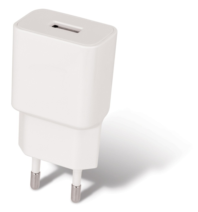 Maxlife Wall charger MXTC-01 USB (1A) + Lightning cable, white