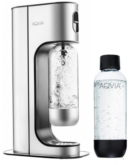 AGA Aqvia Exclusive Steel Black including 2 bottles