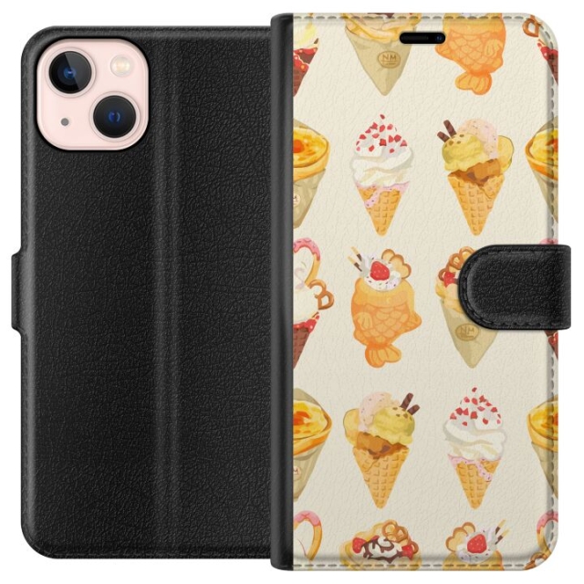 Wallet case for Apple iPhone 13 mini with Glassy design