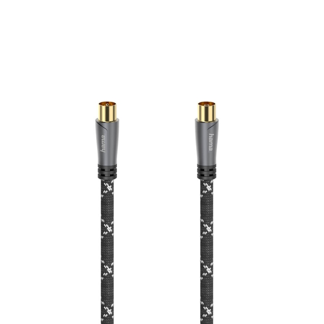 Hama Antenna Cable 120dB Black/Grey 5.0m