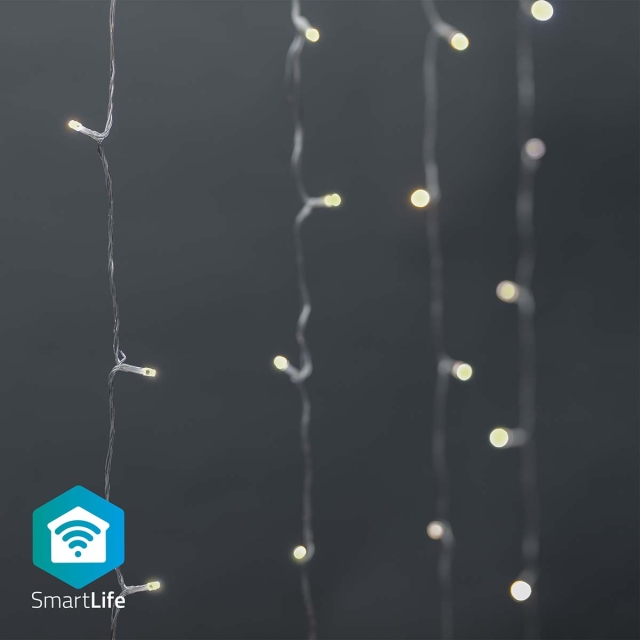 Nedis Smart Christmas lights | Wi-Fi | Warm to Cool White | 200 LED