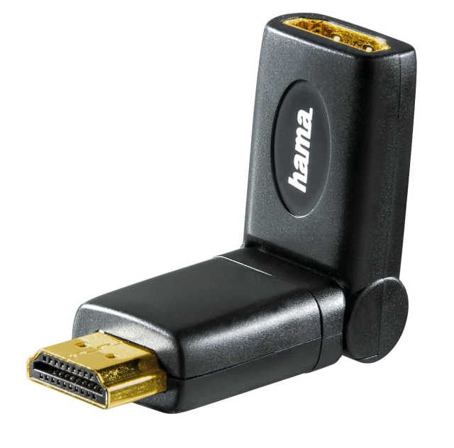 Hama Adapter, plug - socket, rotation