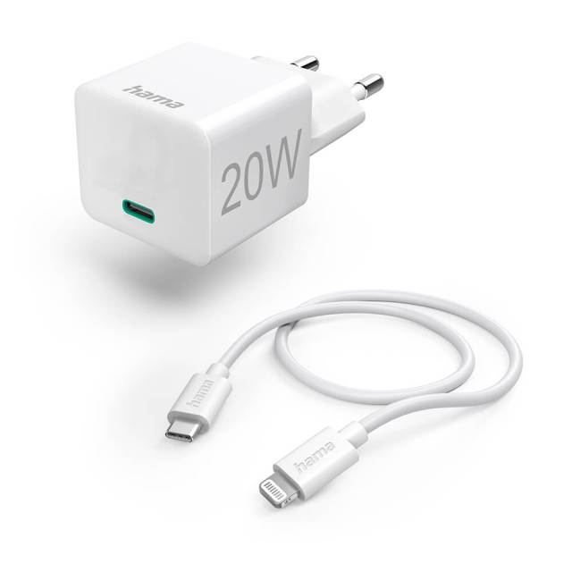 Hama Fast Charger 220V USB-C-Lightning