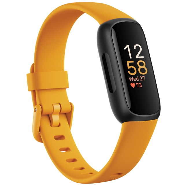 Fitbit Inspire 3, Black/Morning Glow