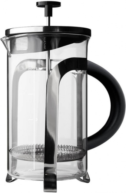 Aerolatte presspanna, stål, 0,6L