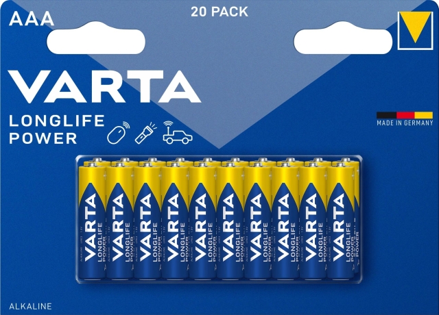 Varta Longlife Power AAA  20 Pack