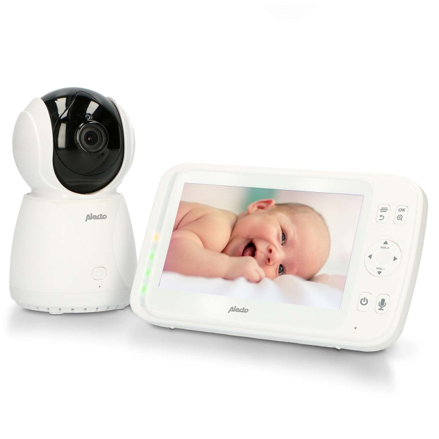 Alecto DVM-275 Video baby monitor with 5" colour display white
