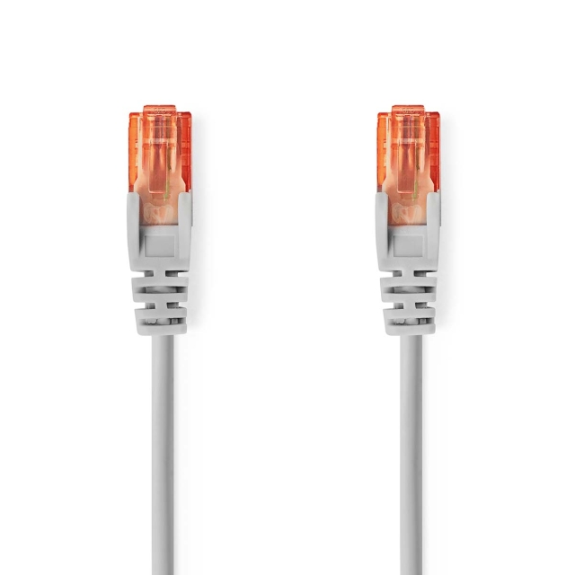 Nedis CAT6 Cable | RJ45 Male | RJ45 Male | U/UTP | 30.0 m | Round | PVC | Grey | Label
