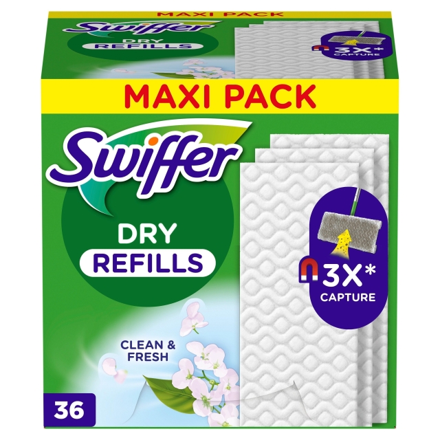 Swiffer Refilldukar 36 st torra med doft