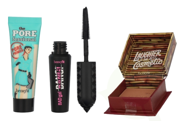 Benefit Icons Makeup Set 14 g The Porefessional Primer 7,5 ml /  BADGal Bang! Mascara 4 g / Hoola Bronzer 2,5 g