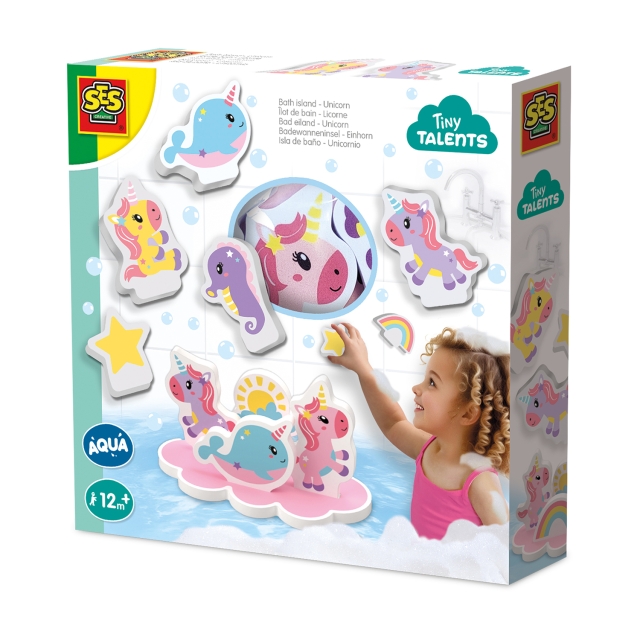 SES Creative Bath Time Unicorn Island - (S13253)