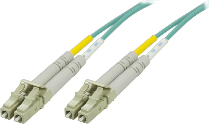 DELTACO OM3 fiberkabel LC - LC, duplex, multimode, 50/125, 20m in the group COMPUTERS & PERIPHERALS / Computer cables / Network cables / Fiber cabling at TP E-commerce Nordic AB (38-17164)