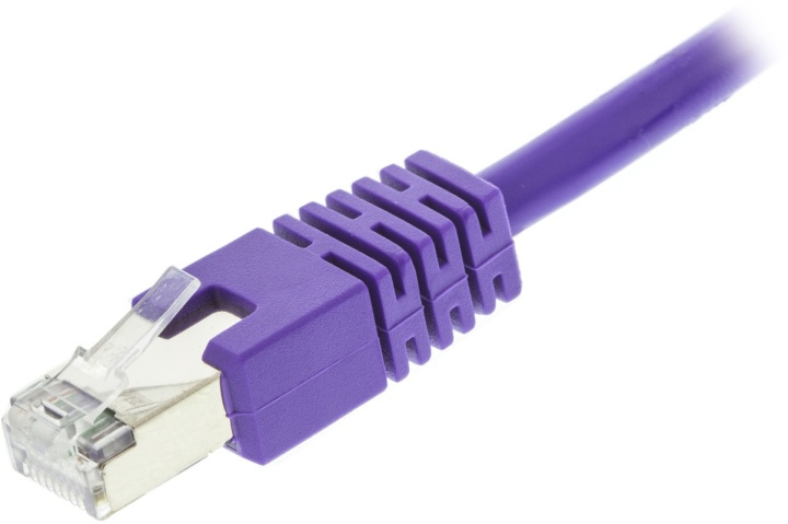 DELTACO F/UTP Cat6 patchkabel 15m, lila in the group COMPUTERS & PERIPHERALS / Computer cables / Network cables / Cat6 at TP E-commerce Nordic AB (38-17637)