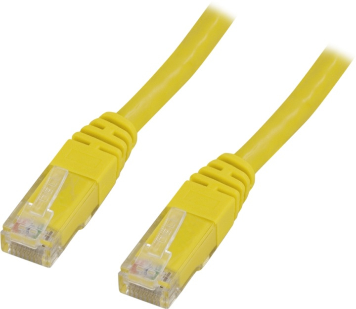 DELTACO U/UTP Cat6 patchkabel, LSZH, 20m, gul in the group COMPUTERS & PERIPHERALS / Computer cables / Network cables / Cat6 at TP E-commerce Nordic AB (38-17798)