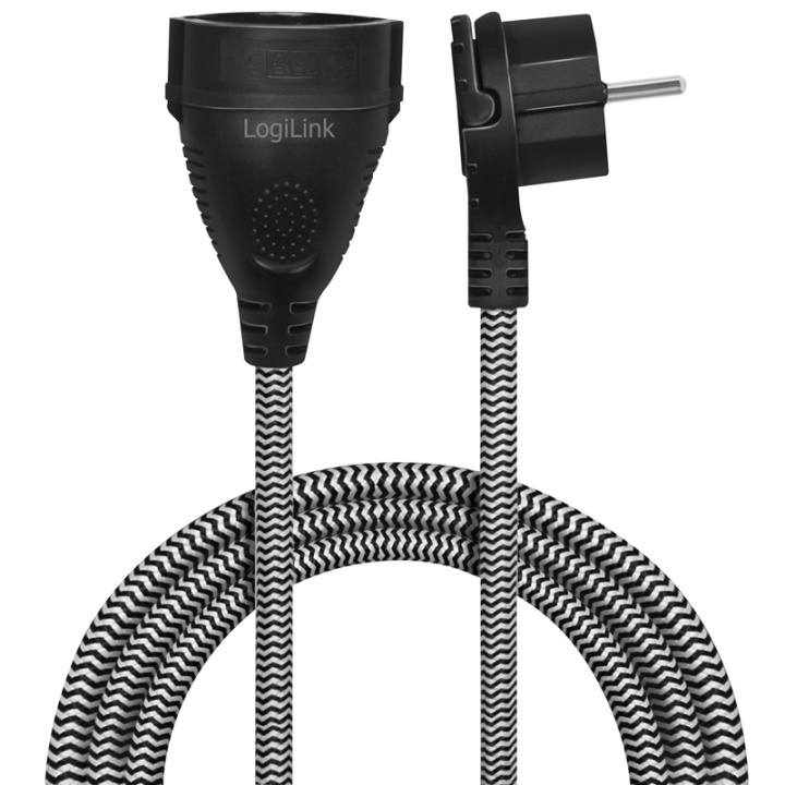 LogiLink Förlängningskabel Jordad Texti in the group HOME, HOUSEHOLD & GARDEN / Electricity & Lighting / Extension cables at TP E-commerce Nordic AB (38-28835)