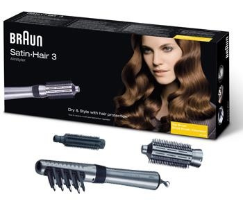 Braun Airstyler AS330 Satin hair (631606) in the group BEAUTY & HEALTH / Hair & Styling / Styling Tools / Hot air brushes at TP E-commerce Nordic AB (38-30890)