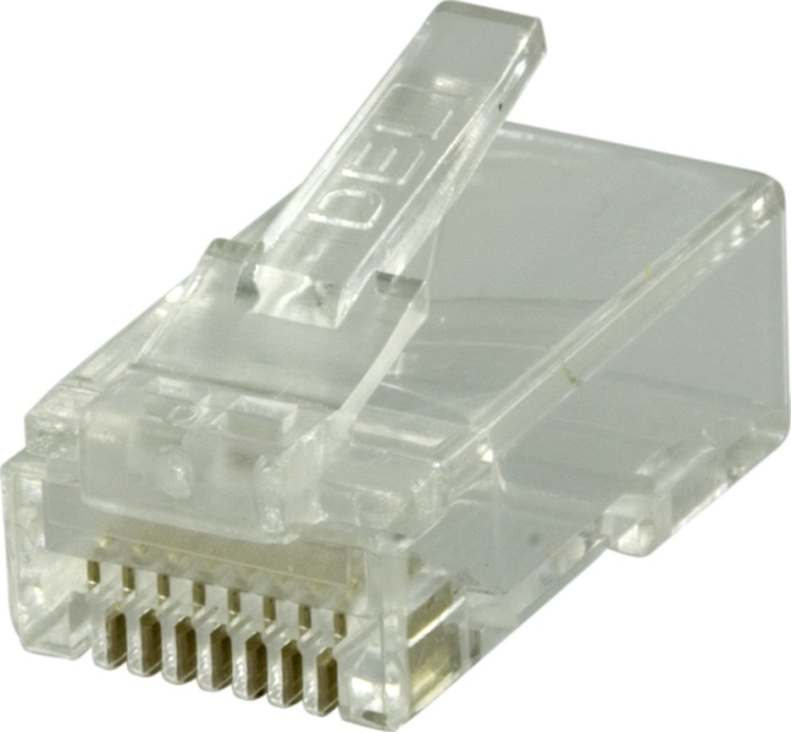 DELTACO RJ45 kontaktdon Cat6 UTP 20-pack in the group COMPUTERS & PERIPHERALS / Computer cables / Network cables / Adapters & Conductor joints at TP E-commerce Nordic AB (38-35198)