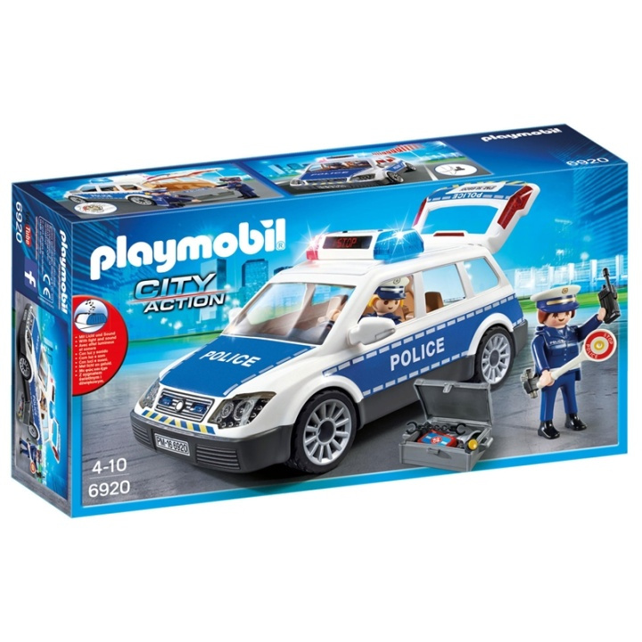 Playmobil Action, Polispatrull ljud/ljus in the group TOYS, KIDS & BABY PRODUCTS / Toys / Toy cars at TP E-commerce Nordic AB (38-45107)