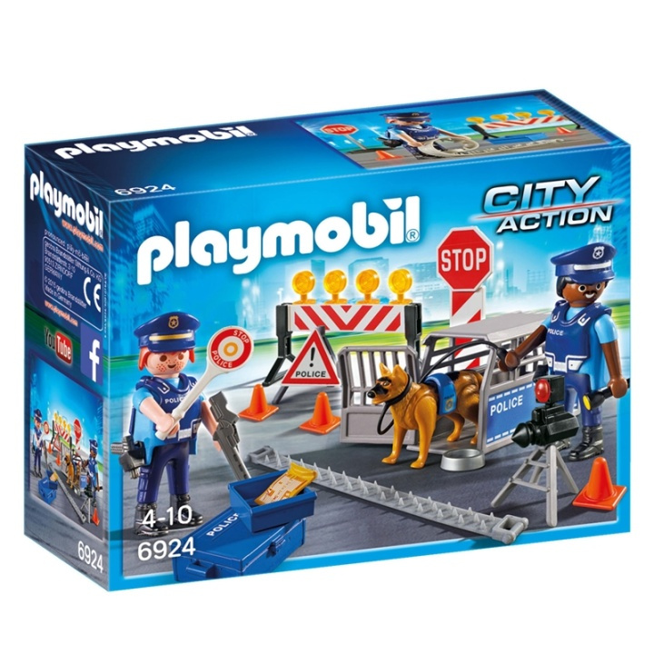 Playmobil Action, Polisvägspärr in the group TOYS, KIDS & BABY PRODUCTS / Toys / Toys at TP E-commerce Nordic AB (38-45110)