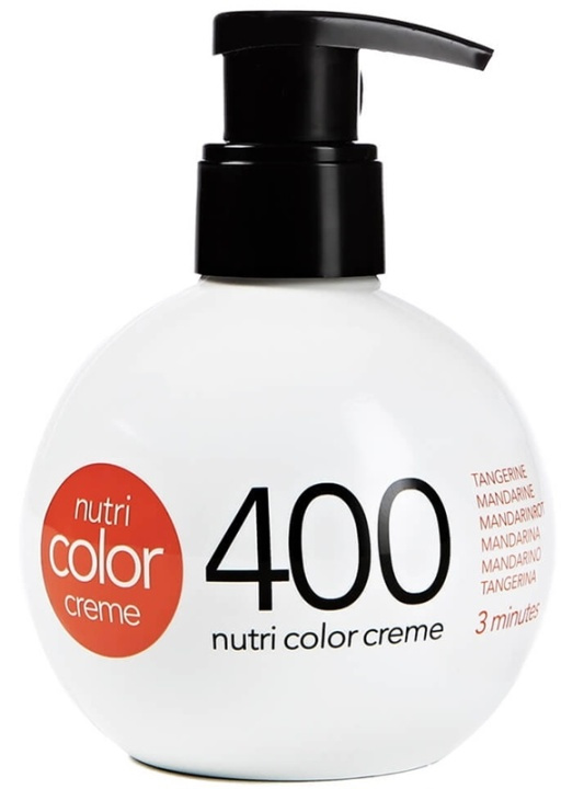 Revlon Nutri Color Creme 400 Tangerine 250ml in the group BEAUTY & HEALTH / Hair & Styling / Hair care / Hair Dye / Hair Dye & Color bombs at TP E-commerce Nordic AB (38-57215)