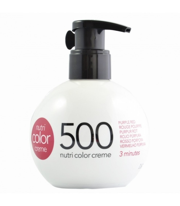 Revlon Nutri Color Creme 500 Purple Red 250ml in the group BEAUTY & HEALTH / Hair & Styling / Hair care / Hair Dye / Hair Dye & Color bombs at TP E-commerce Nordic AB (38-57220)