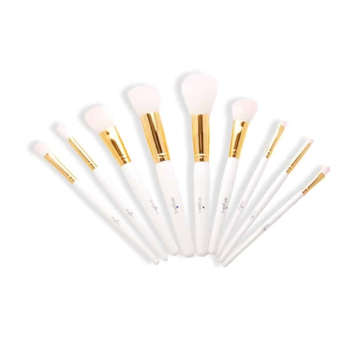 angie-L White Brush Set in the group BEAUTY & HEALTH / Makeup / Tools & Make up set / Brushes at TP E-commerce Nordic AB (38-69448)