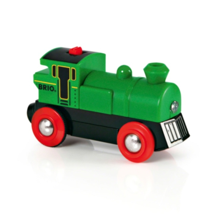 Brio 33595 B/O Lok Grön/Svart in the group TOYS, KIDS & BABY PRODUCTS / Toys / Building toys / Brio train tracks at TP E-commerce Nordic AB (38-70277)