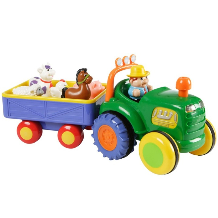 Happy Baby Farm Tractor med Trailer in the group TOYS, KIDS & BABY PRODUCTS / Toys / Toy cars at TP E-commerce Nordic AB (38-70449)