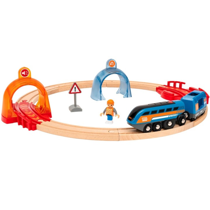 Brio 33974 Action Tunnel Circle Set in the group TOYS, KIDS & BABY PRODUCTS / Toys / Building toys / Brio train tracks at TP E-commerce Nordic AB (38-79967)