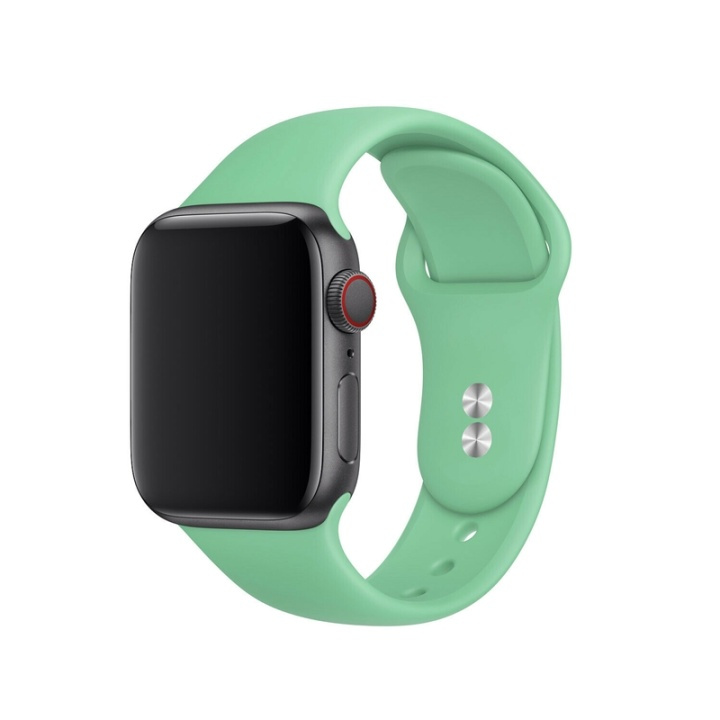 Silicone Watch Band compatible with Apple Watch, 42/44mm, Aqua Green in the group SMARTPHONE & TABLETS / Excercise, home & leisure / Apple Watch & Accessories / Accessories at TP E-commerce Nordic AB (38-82910)