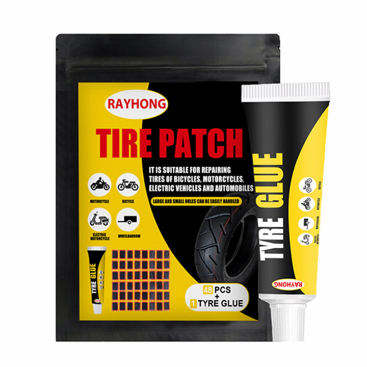 Tire repair patches, 12ml in the group Sport, leisure & Hobby / Sports equipment / Bicycle accessories / Other bike accessories at TP E-commerce Nordic AB (38-83763)