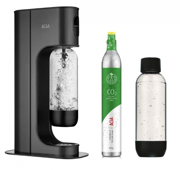 AGA Exclusive Kolsyremaskin inkl. Två PET-flaskor, kolsyrepatron in the group HOME, HOUSEHOLD & GARDEN / Household appliances / Water & Juice / Carbonation machines / Carbonation machines at TP E-commerce Nordic AB (38-84111)