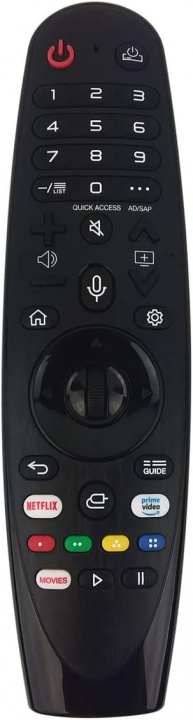 Remote control for LG Smart TV (Replaces LG AN-MR600 Magic Remote) in the group HOME ELECTRONICS / Audio & Picture / TV & Accessories / Remote controls at TP E-commerce Nordic AB (38-84297)