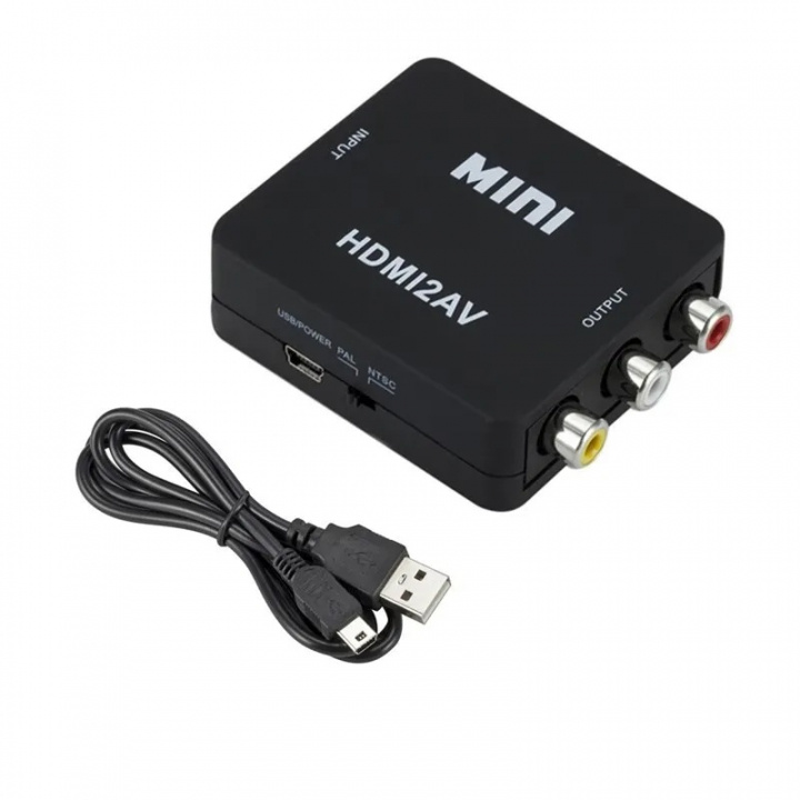 HD Video Converter Full HD 1080p - RCA to HDMI in the group HOME ELECTRONICS / Audio & Picture / TV & Accessories / Accessories at TP E-commerce Nordic AB (38-84357)