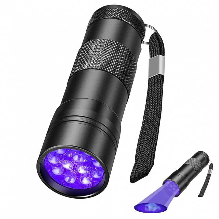 Flashlight 12 pcs LED, UV light in the group Sport, leisure & Hobby / Flashlights & Head lamps / Flashlights at TP E-commerce Nordic AB (38-84371)