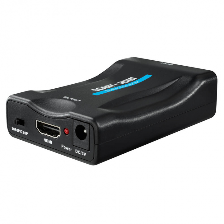 Scart to HDMI Converter, HD 1080p in the group HOME ELECTRONICS / Audio & Picture / TV & Accessories / Accessories at TP E-commerce Nordic AB (38-84384)