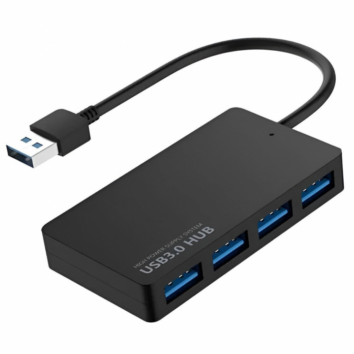 USB 3.0 HUB 4-Port Ultra Thin in the group COMPUTERS & PERIPHERALS / Computer accessories / USB-Hubs at TP E-commerce Nordic AB (38-84392)