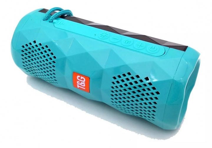 TG-167 Bluetooth Speaker 5W with Cool LED Light Effects and Dual Bass, Turquoise in the group HOME ELECTRONICS / Audio & Picture / Speakers & accessories / Bluetooth Speakers / Portable speakers at TP E-commerce Nordic AB (38-84408)