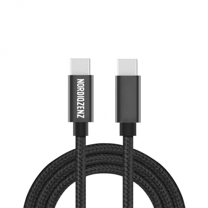 NORDIQZENZ 60W Braided USB cable type C to type C, 25 cm in the group COMPUTERS & PERIPHERALS / Computer cables / USB / USB-C at TP E-commerce Nordic AB (38-84466)