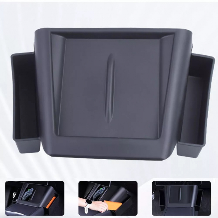 Center console cover with storage for Tesla Model 3 in the group CAR / Car accessories / Other Car accessories at TP E-commerce Nordic AB (38-84490)