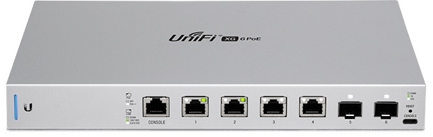 Ubiquiti Unifi Switch 10 Gigabit 6-port 802.3bt in the group COMPUTERS & PERIPHERALS / Network / Switches at TP E-commerce Nordic AB (38-85877)