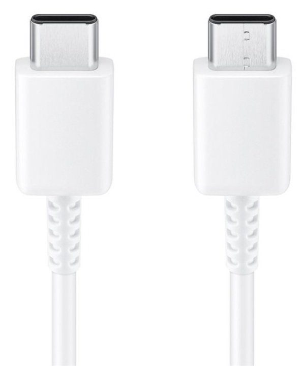 Samsung EP-DA705BWE USB-C to USB-C Cable, 1m, White, Bulk in the group SMARTPHONE & TABLETS / Chargers & Cables / Cables / Cables Type C at TP E-commerce Nordic AB (38-88843)